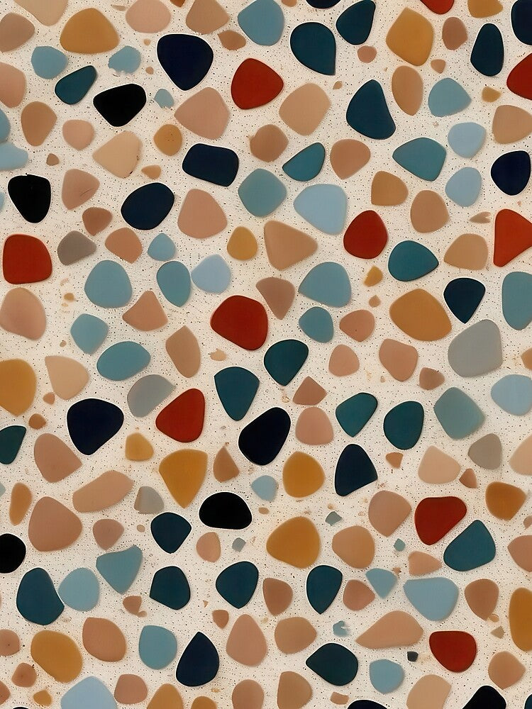 Terrazzo Treasures: Luxe Patterned Wrapping Paper by weissessika