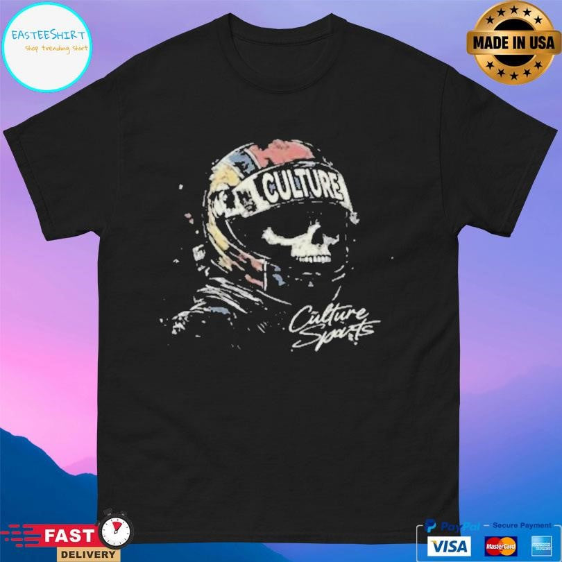 For The Culture Clothing Sports Racer Skull Shirt