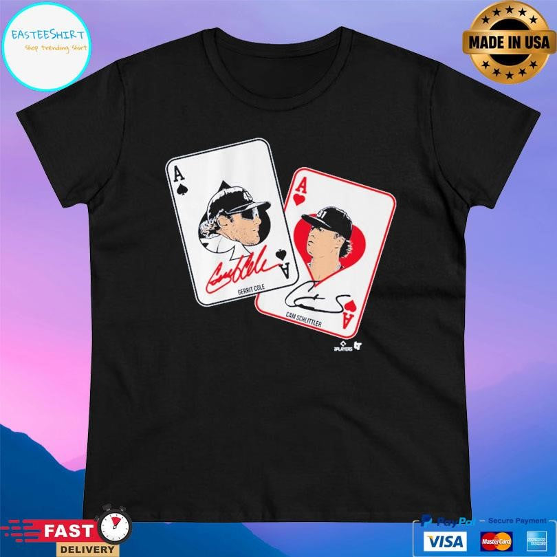 Gerrit Cole And Cam Schlittler Pocket Aces Shirt