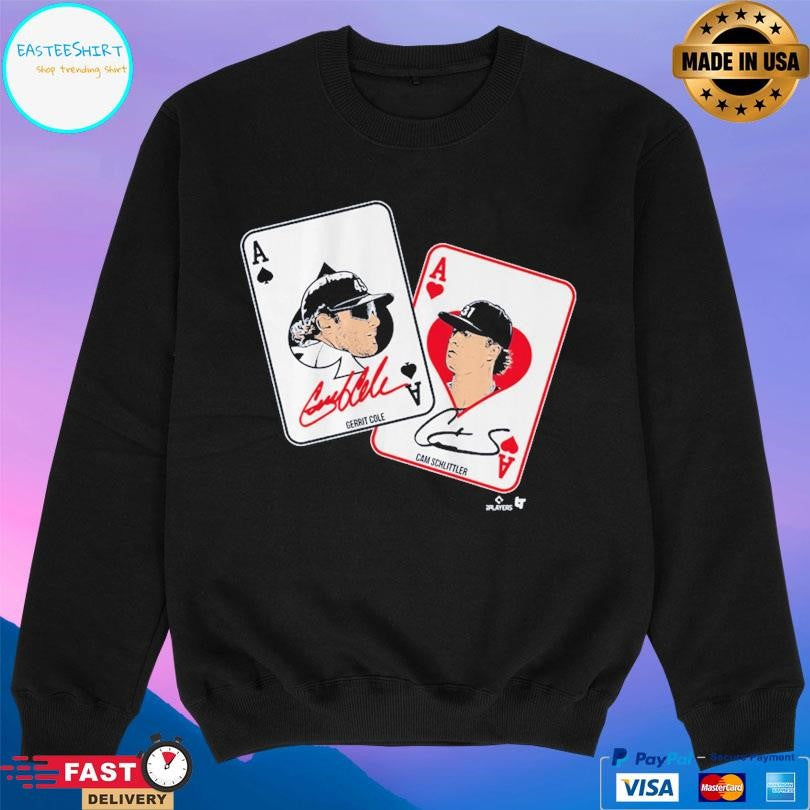 Gerrit Cole And Cam Schlittler Pocket Aces Shirt