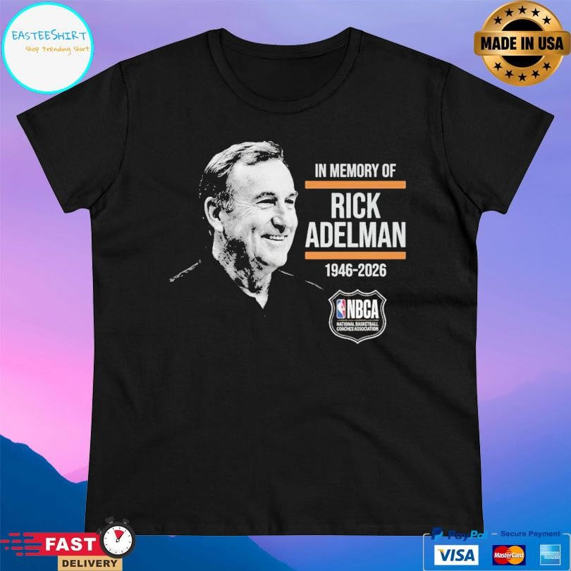 Hall Of Fame Rick Adelman Memorial Honoring A Basketball Legend Shirt