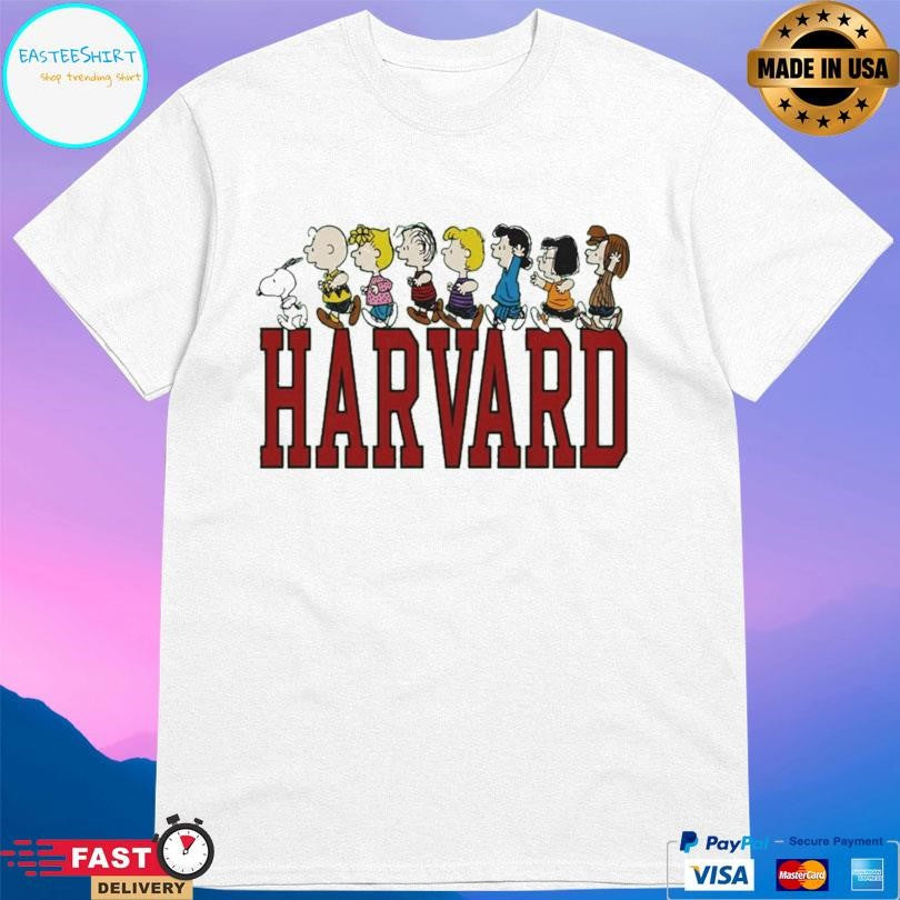 Harvard Woodstock And Peanuts Gang Shirt