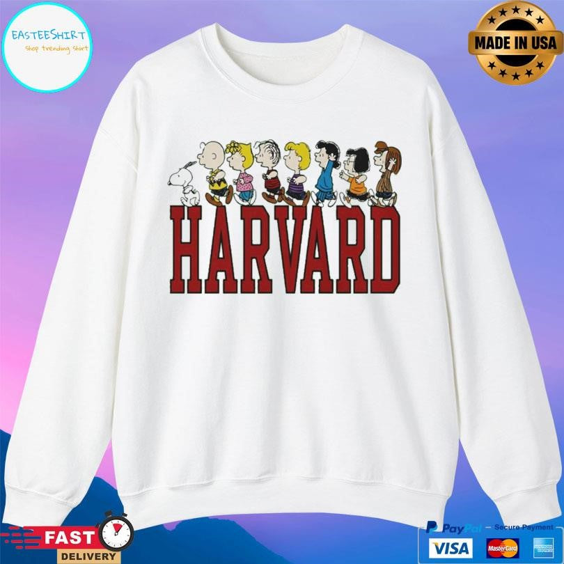 Harvard Woodstock And Peanuts Gang Shirt