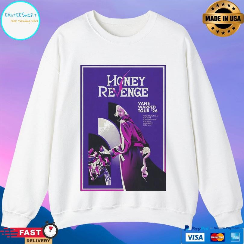 Honey Revenge Vans Warped 2026 Tour Shirt