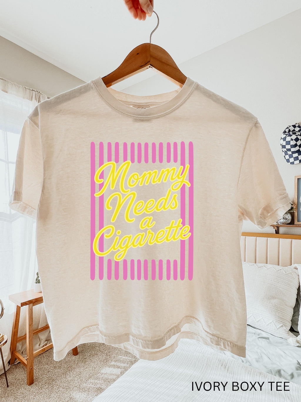 Mommy Needs Cigarette Comfort Colors Retro Smoking Cropped Mom Mom Sarcastic (5)
