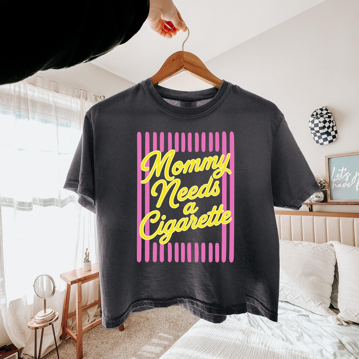 Mommy Needs Cigarette Comfort Colors Retro Smoking Cropped Mom Mom Sarcastic (4)