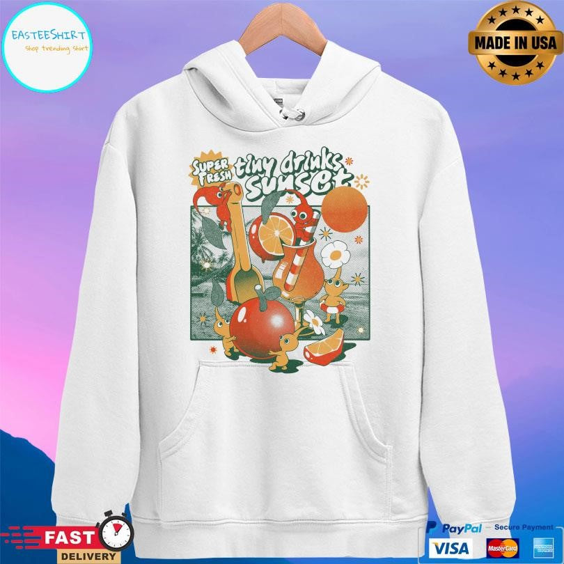 Ilustrata Super Fresh Tiny Drinks Sunset Shirt