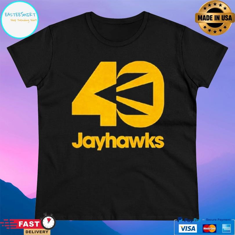 Jayhawks 40th Anniversary Logo Shirt
