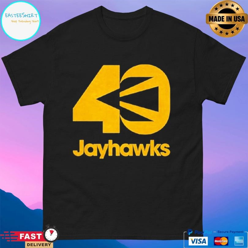 Jayhawks 40th Anniversary Logo Shirt