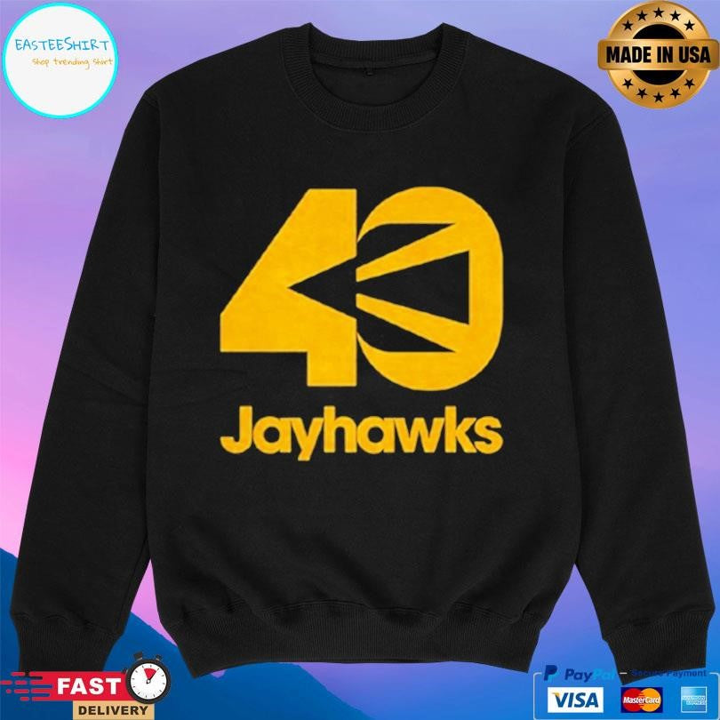 Jayhawks 40th Anniversary Logo Shirt