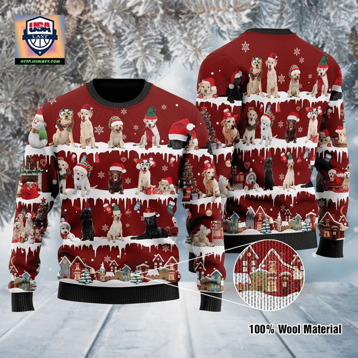 Labrador Retriever Dog Ugly Christmas Sweater