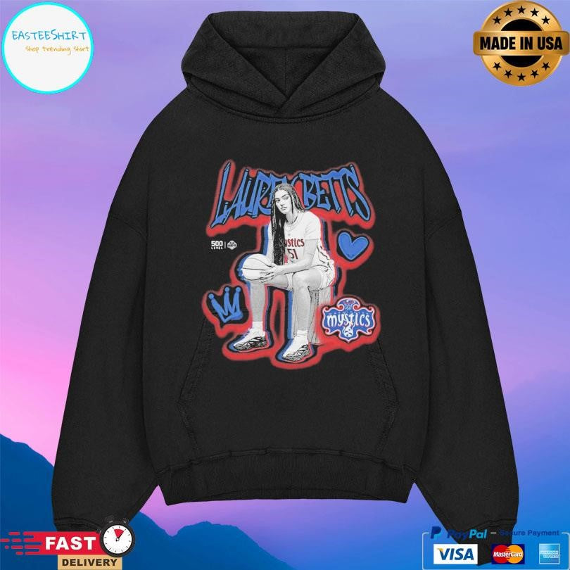 Lauren Betts Washington Mystics Grunge Shirt