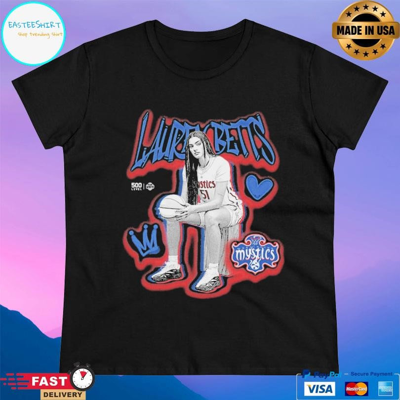 Lauren Betts Washington Mystics Grunge Shirt