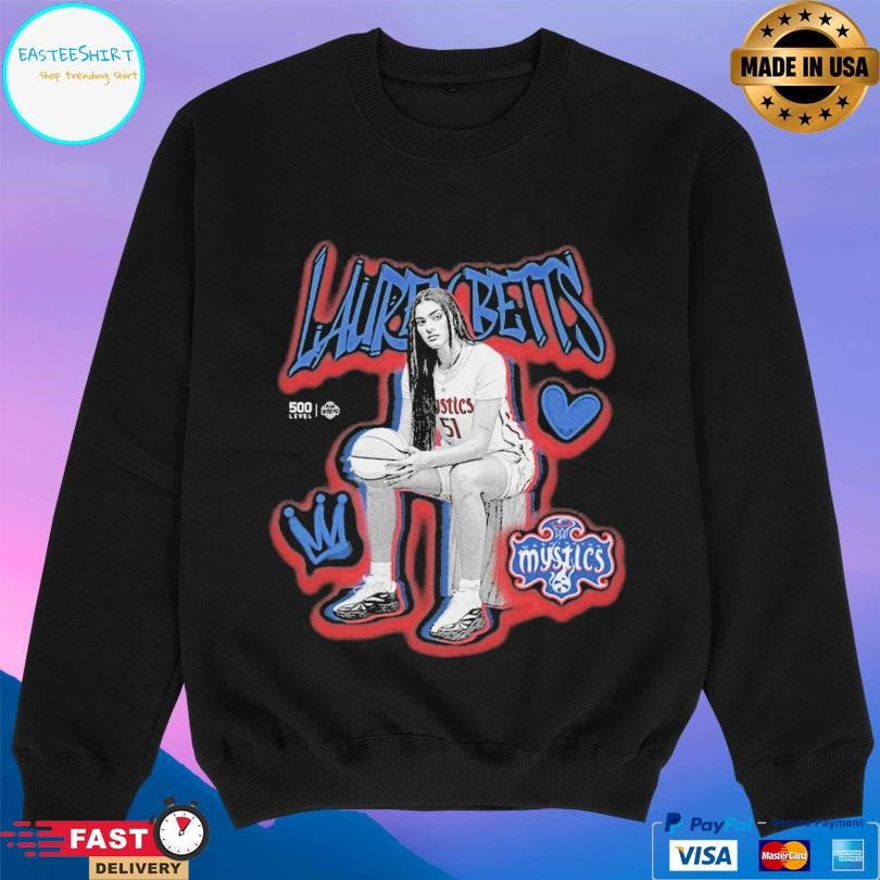 Lauren Betts Washington Mystics Grunge Shirt