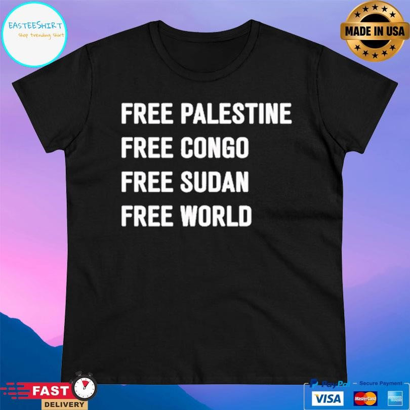 Marc Cucurella Free Palestine Free Congo Free Sudan Free World Shirt