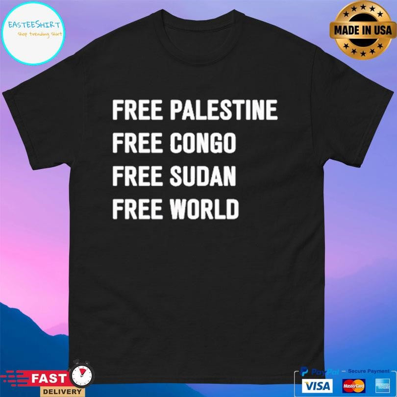Marc Cucurella Free Palestine Free Congo Free Sudan Free World Shirt