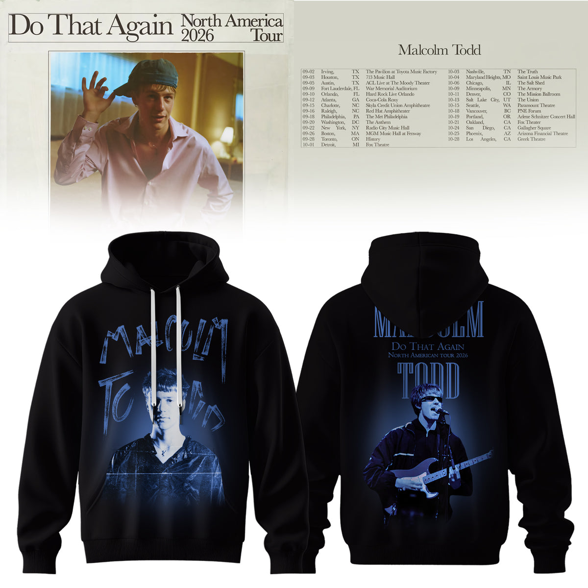 Malcolm Todd Do That Again Tour 2026 Hoodie v1