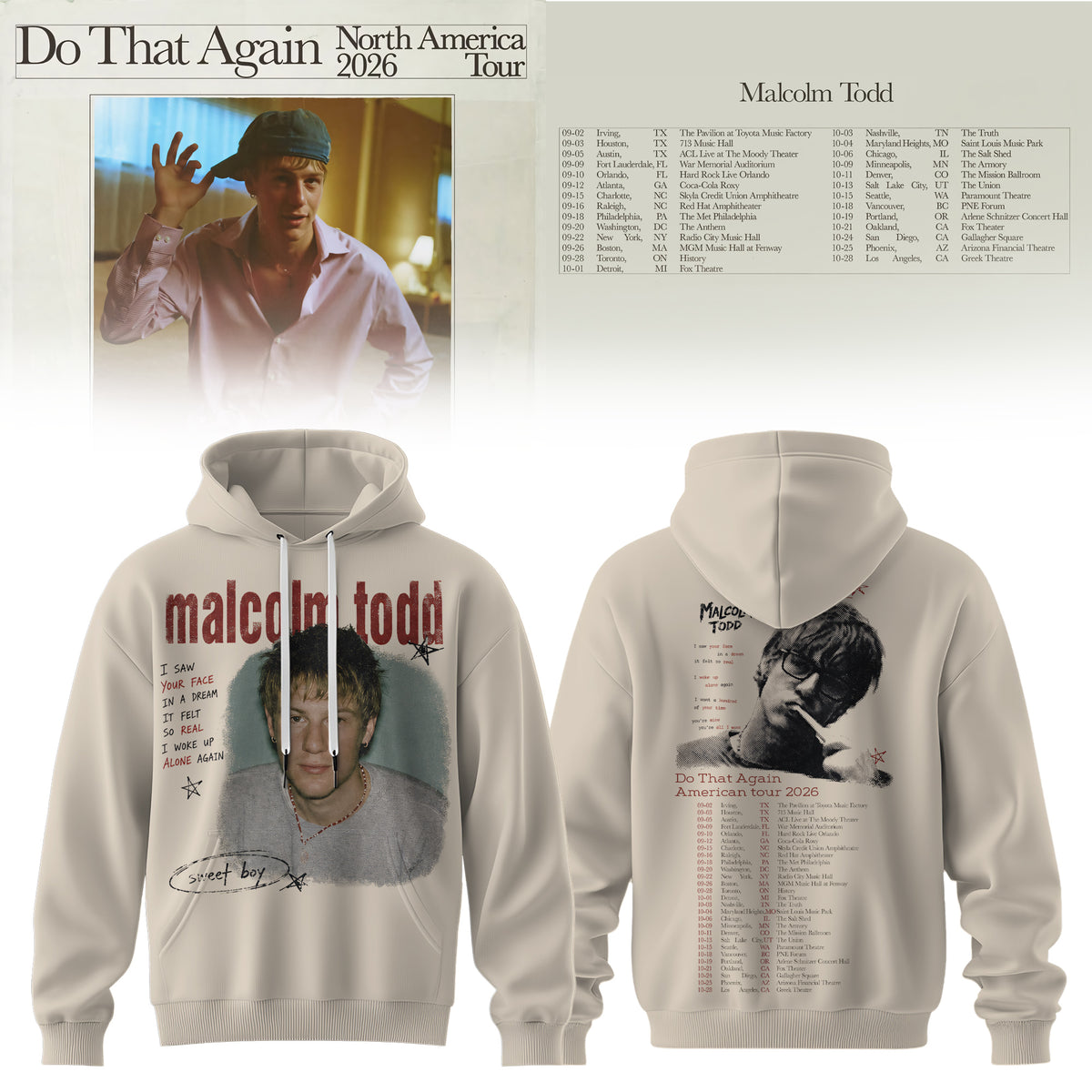 Malcolm Todd Do That Again Tour 2026 Hoodie v3