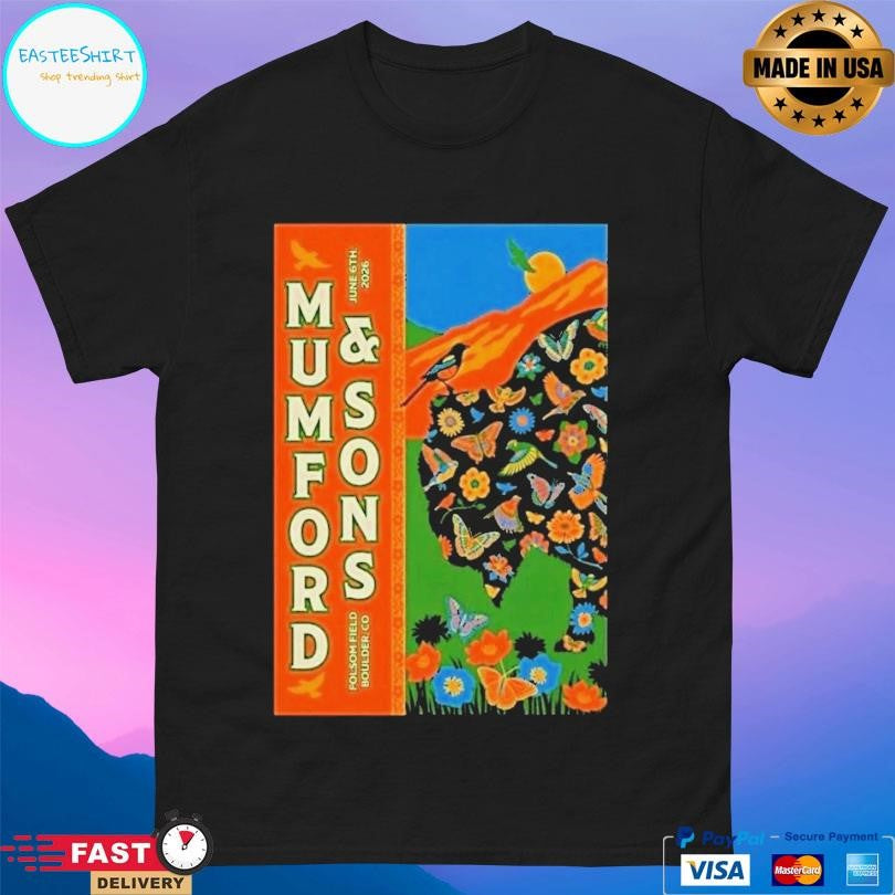Mumford And Sons Folsom Field Jun 6 2026 Shirt