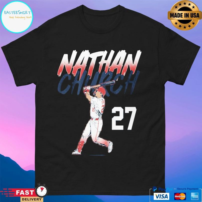 Nathan Church Slugger Swing Number Shirt