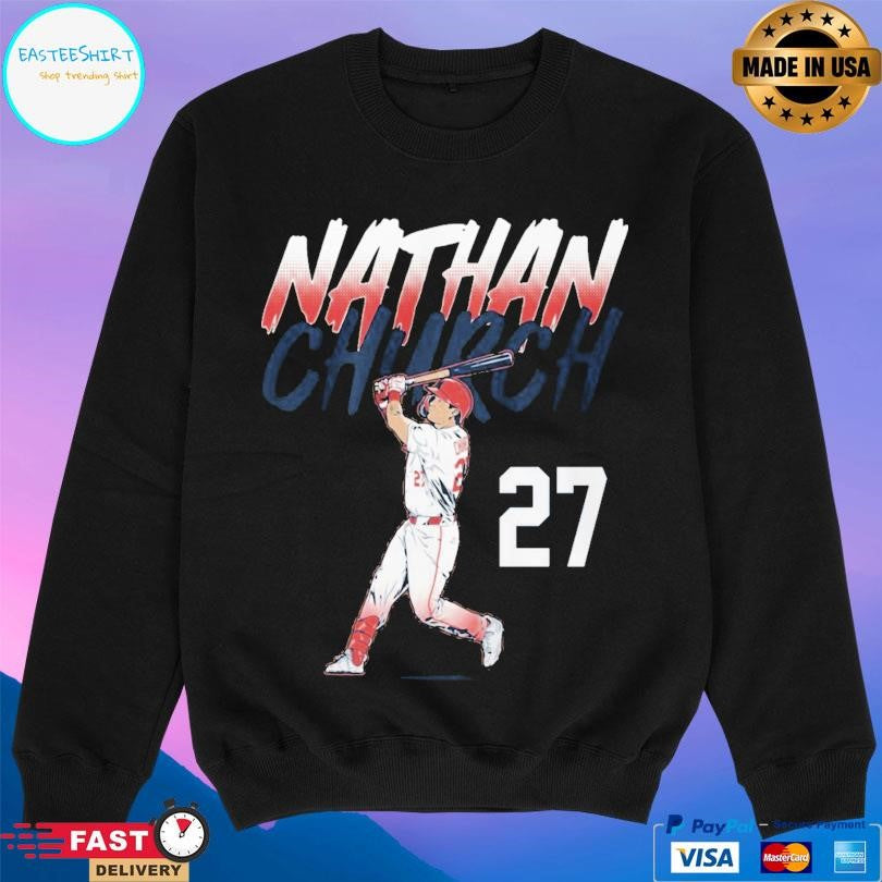Nathan Church Slugger Swing Number Shirt