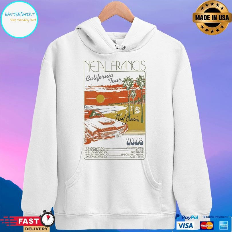 Neal Francis California Tour 2026 Shirt