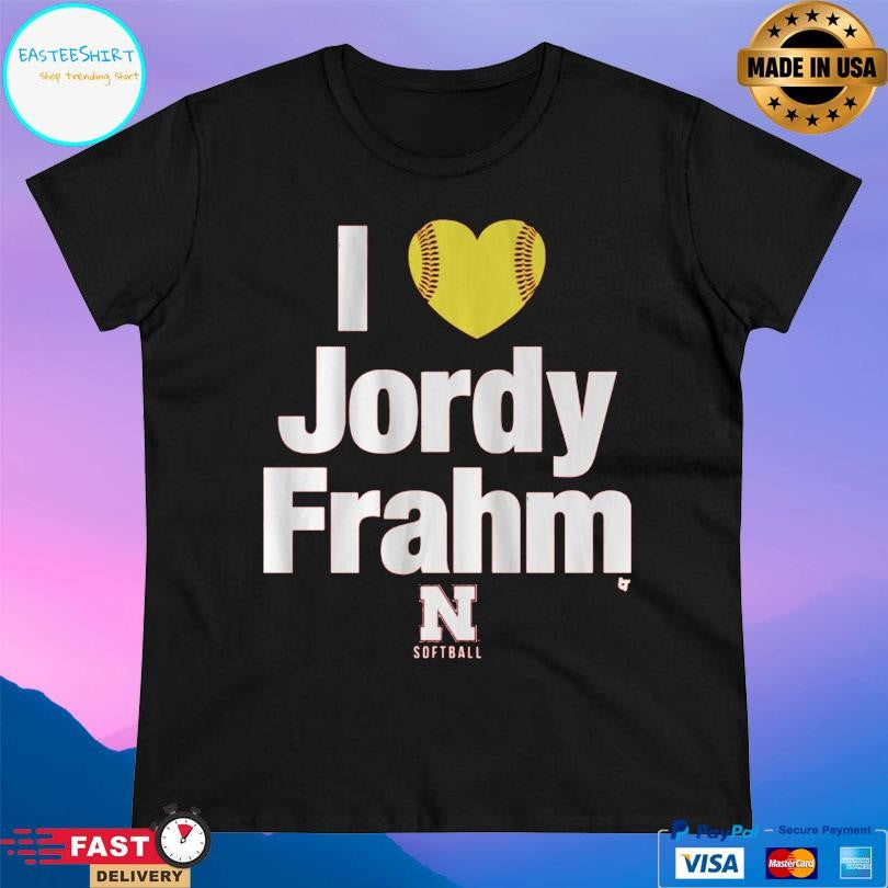 Nebraska Softball I Heart Jordy Frahm Shirt