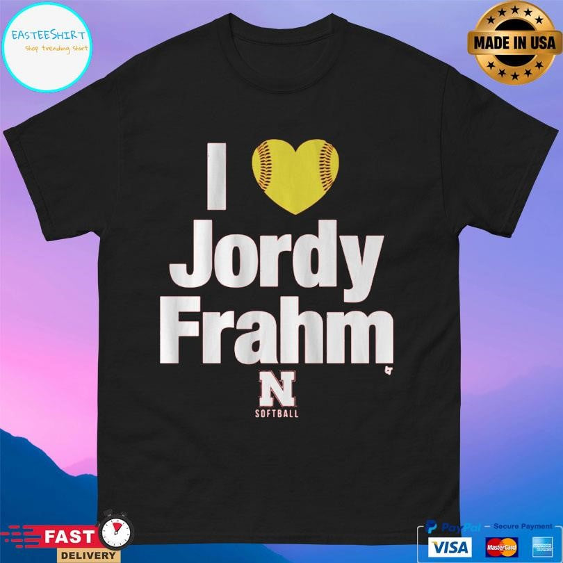 Nebraska Softball I Heart Jordy Frahm Shirt