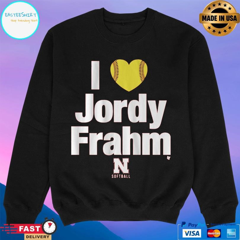 Nebraska Softball I Heart Jordy Frahm Shirt