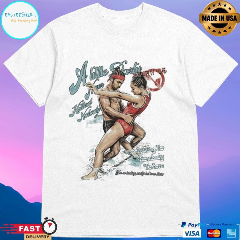 Noissey Noissey Vintage Poolside Couple Dancing Paintin Shirt