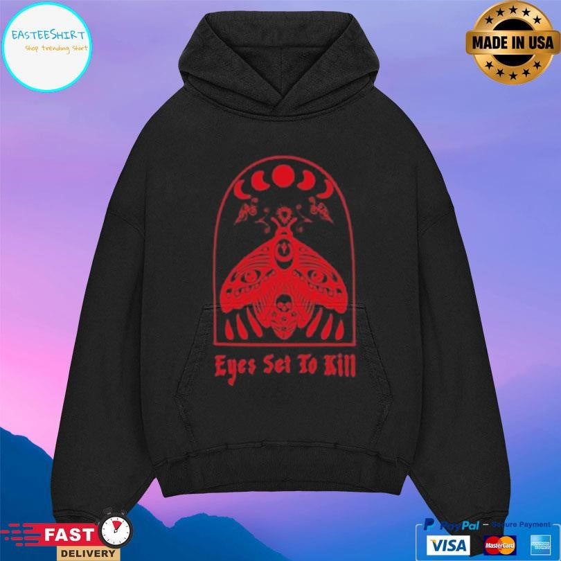 Eyes Set To Kill Red Moth Shirt