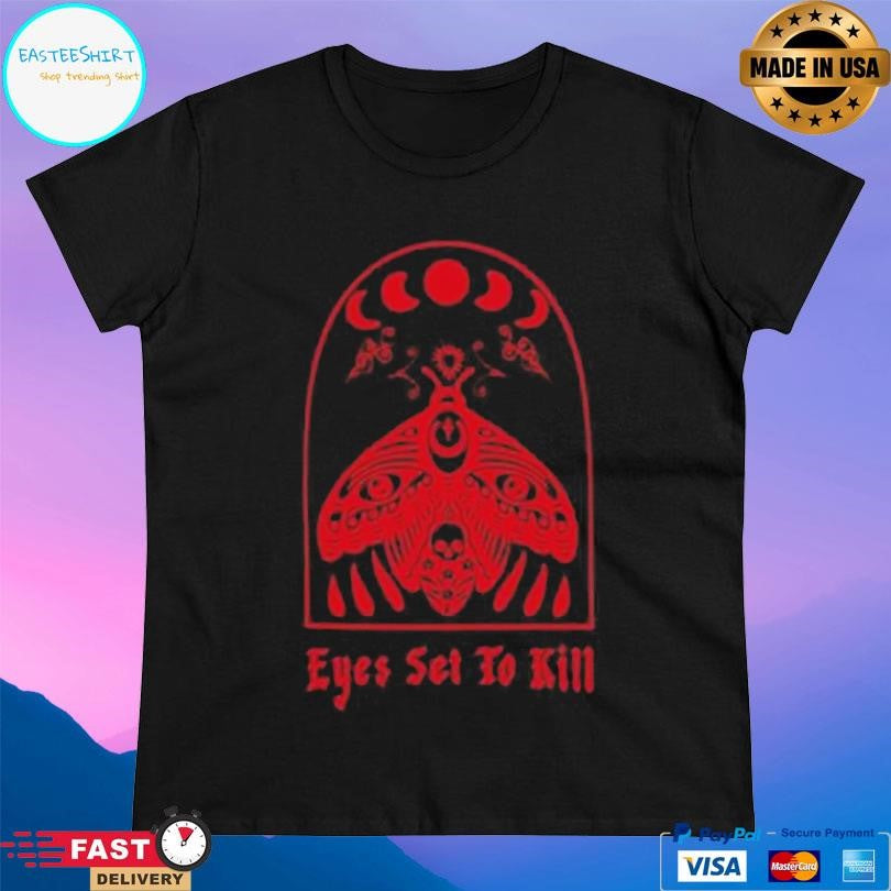 Eyes Set To Kill Red Moth Shirt