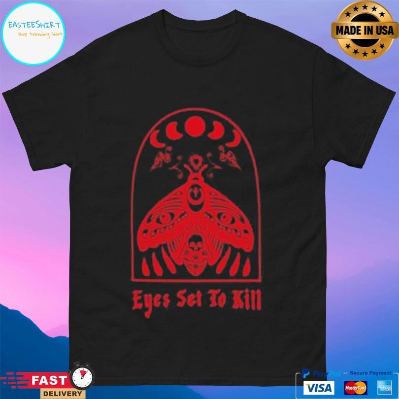 Eyes Set To Kill Red Moth Shirt