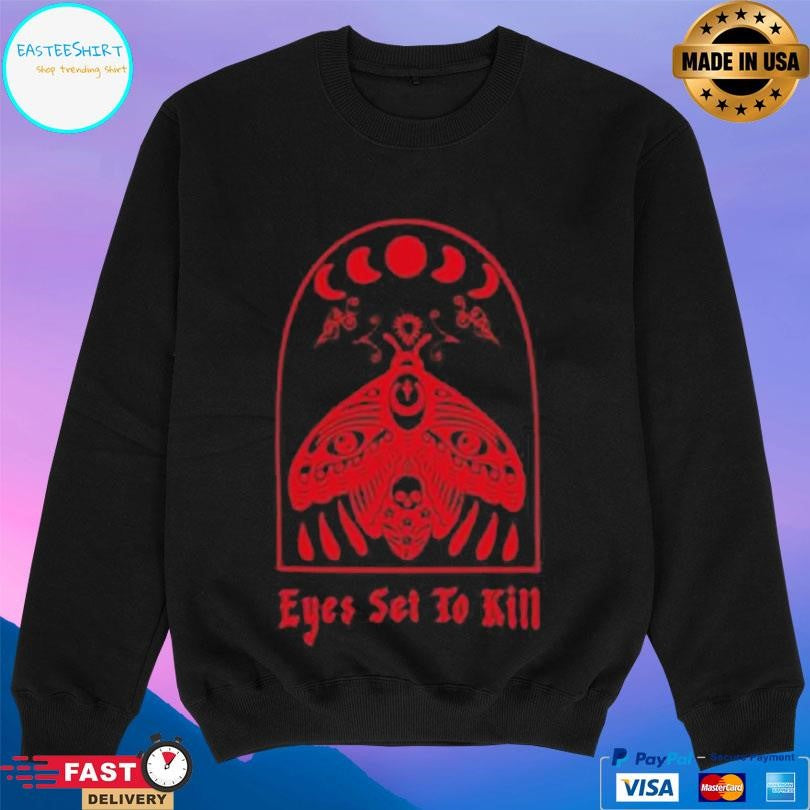 Eyes Set To Kill Red Moth Shirt