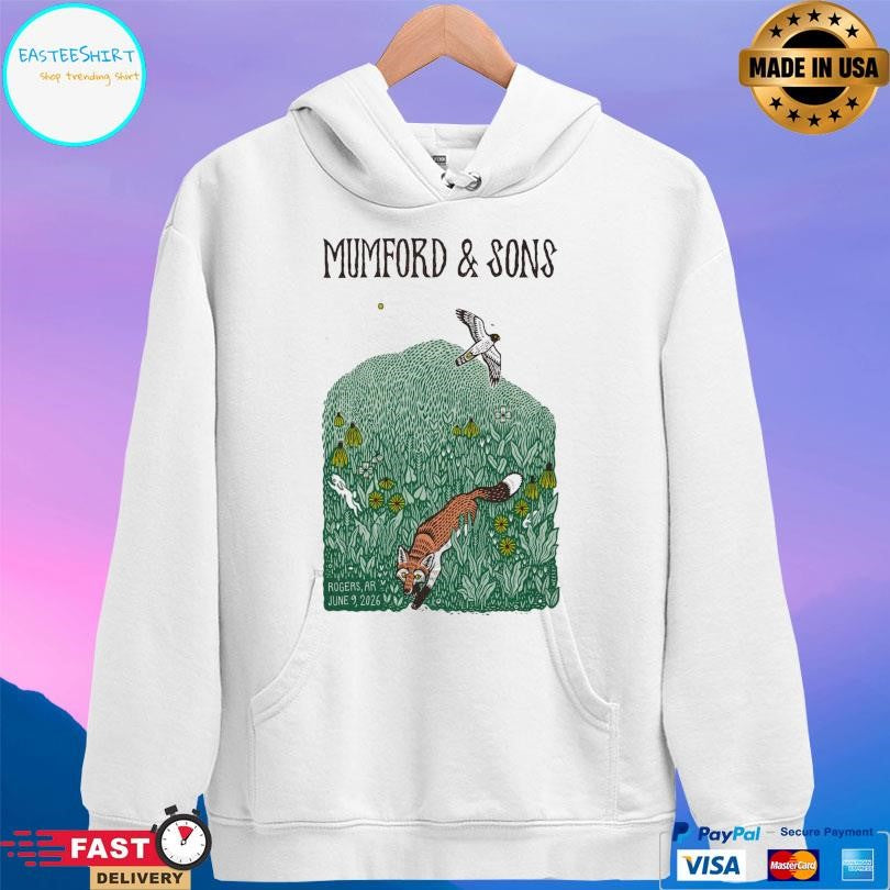 Mumford And Sons In Rogers Ar On June 9 2026 Tour Shirt