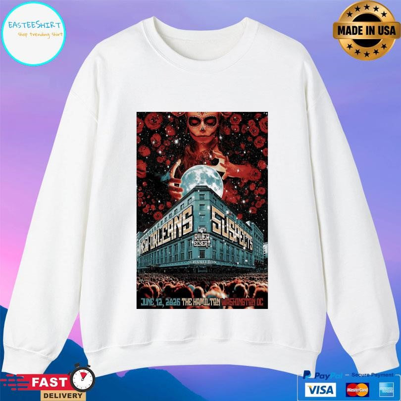 New Orleans Suspects With River Eckert Washington Dc Tour On June 12 2026 Shirt