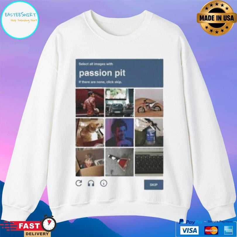 Passion Pit Captcha Shirt