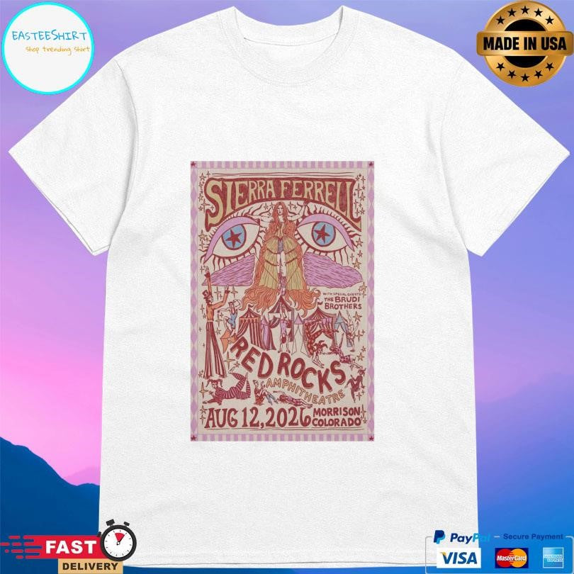 Sierra Ferrell Red Rocks Amphitheatre In Morrison Colorado Aug 12 2026 Shirt