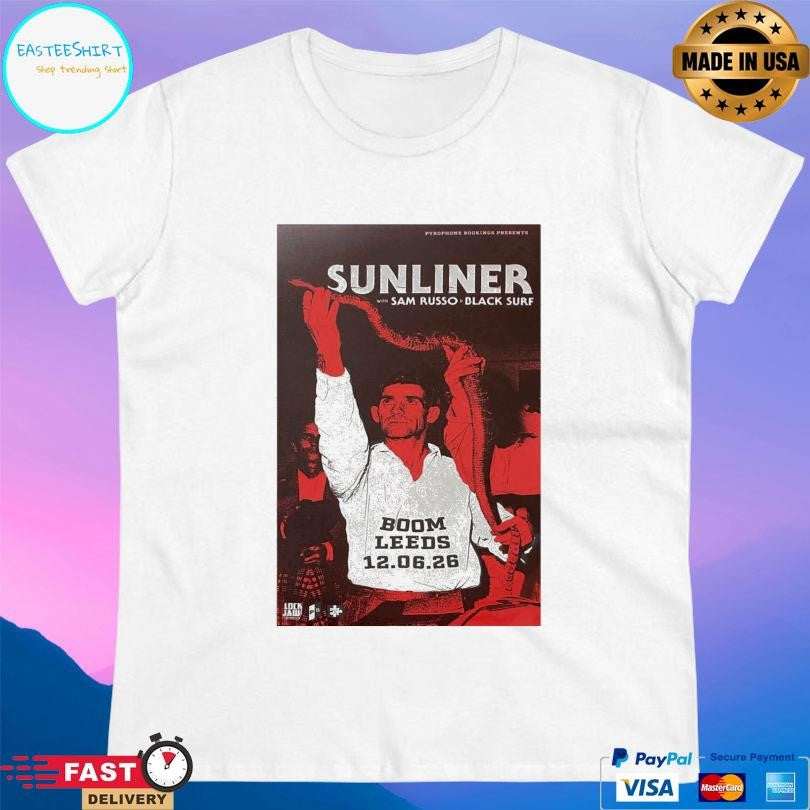 Sunliner Boom Leeds June 12 2026 Shirt