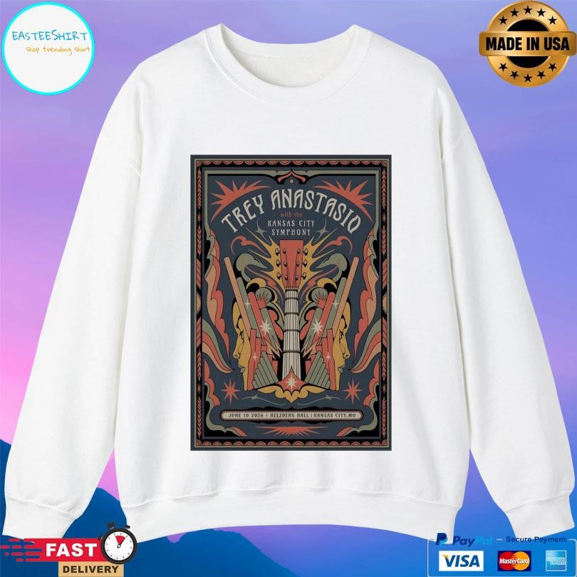 Trey Anastasio Kansas City Tour On June 10 2026 Shirt