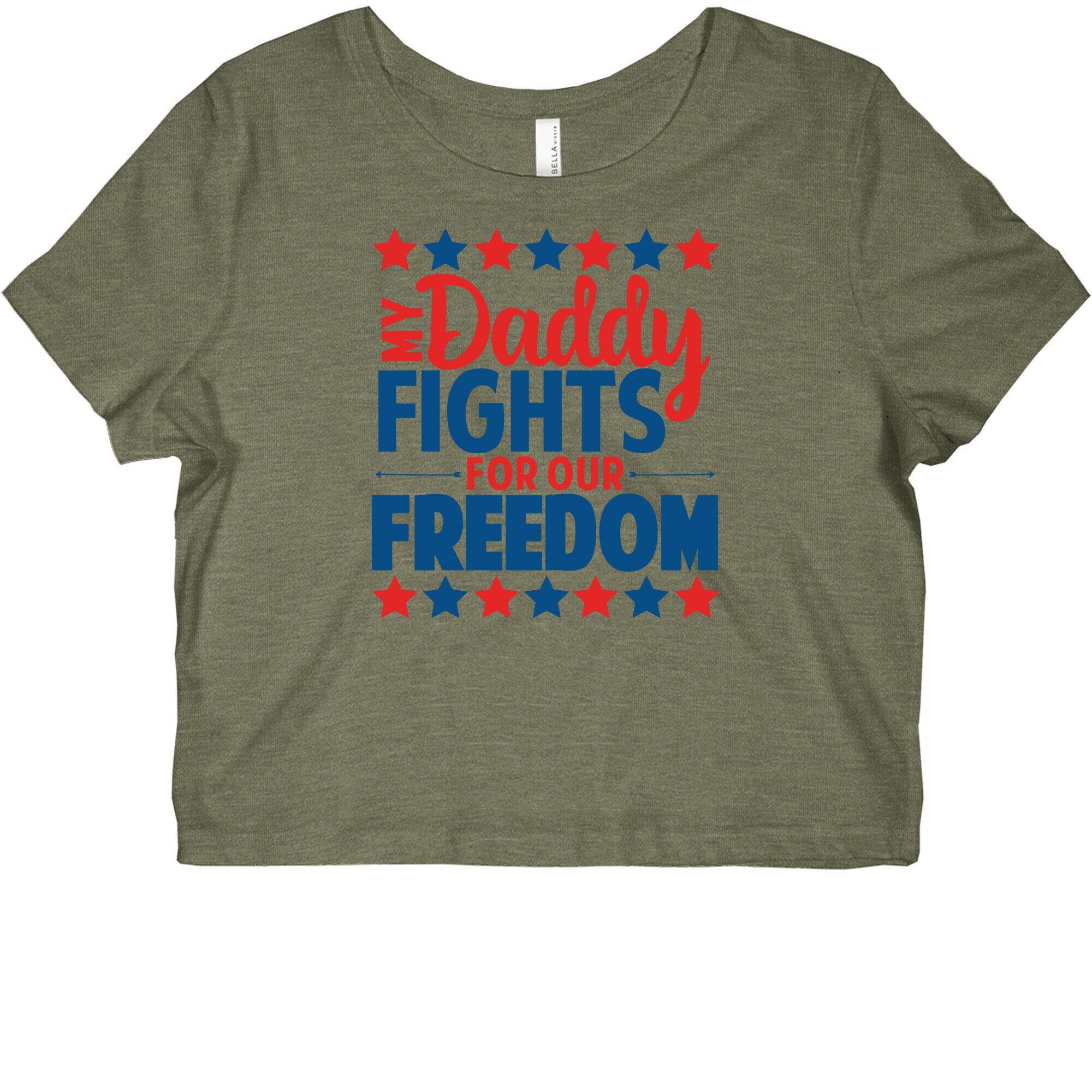 My Daddy Fights For Our Freedom Graphic Baby Tee