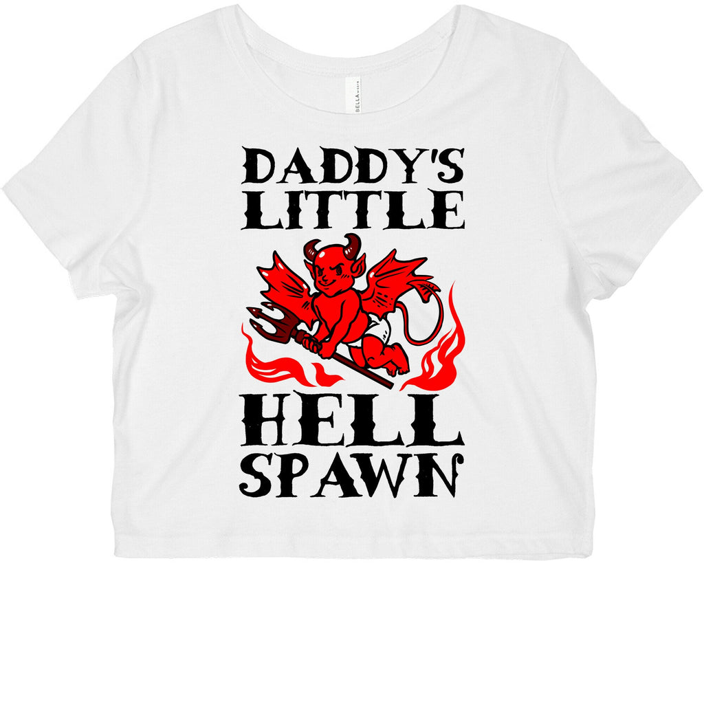 Daddy's Little Hellspawn Graphic Baby Tee
