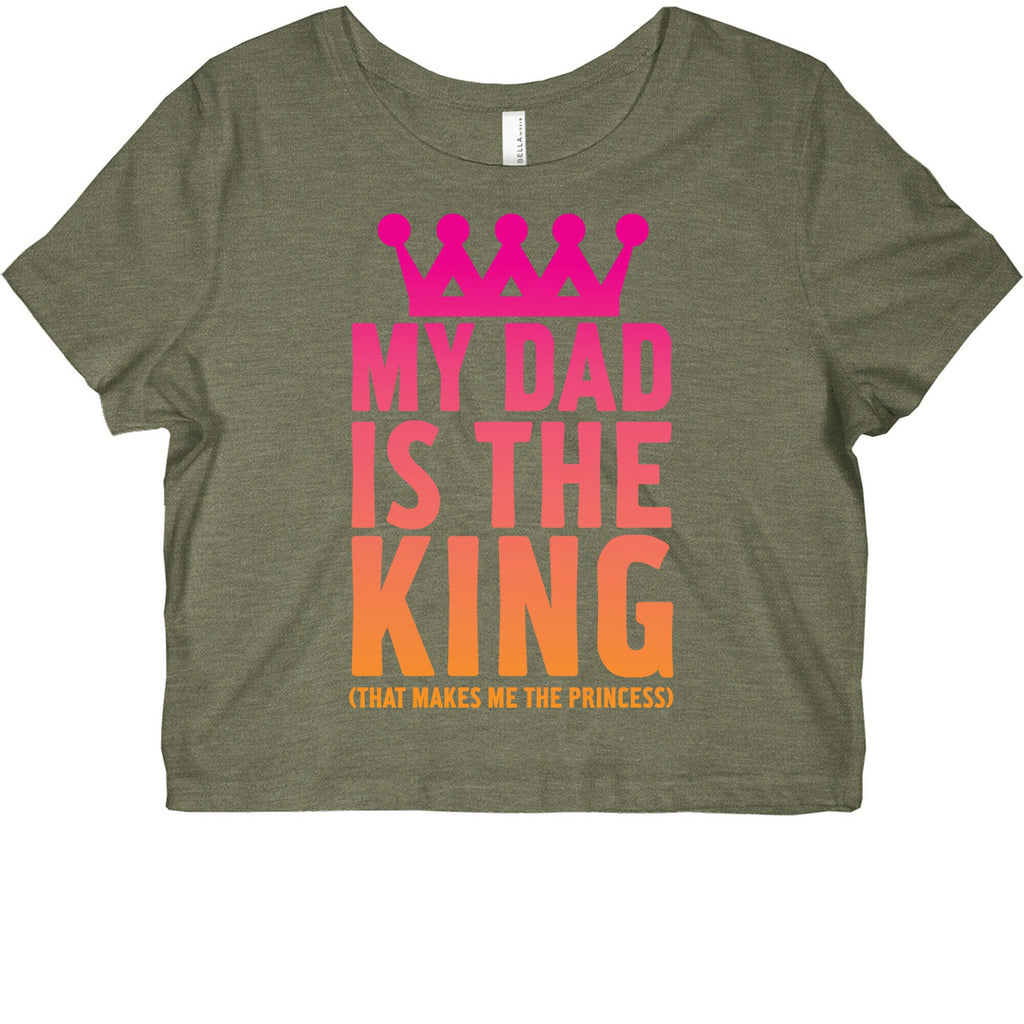 My Dad is the King Graphic Baby Tee