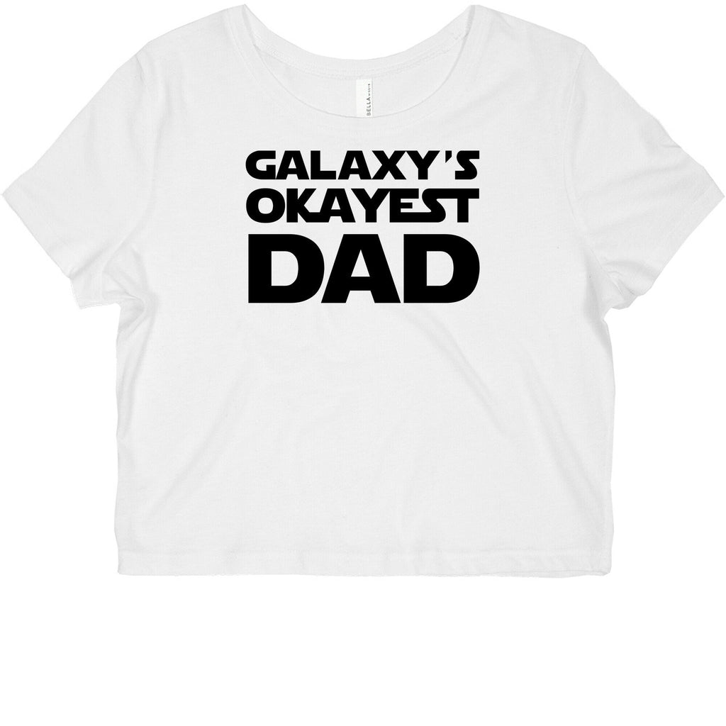 Galaxy's Okayest Dad Graphic Baby Tee