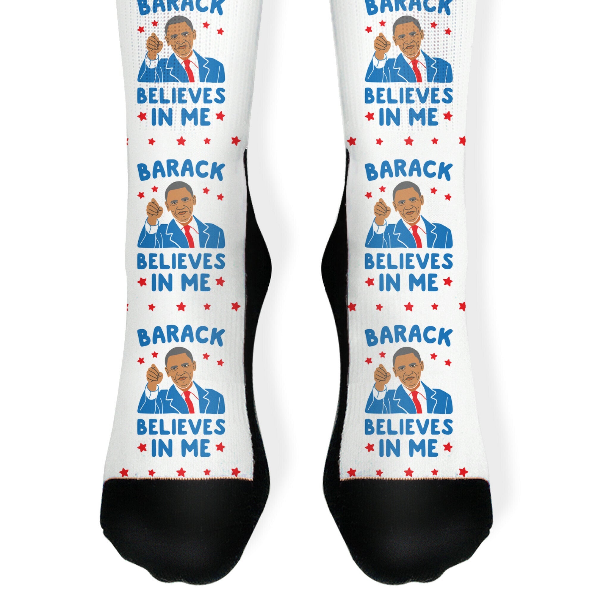 Barack Believes In Me Socks