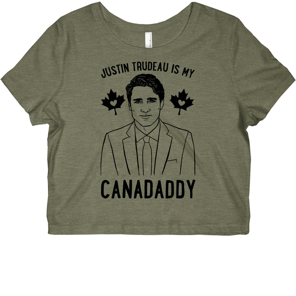 Justin Trudeau Is My Canadaddy Parody  Graphic Baby Tee