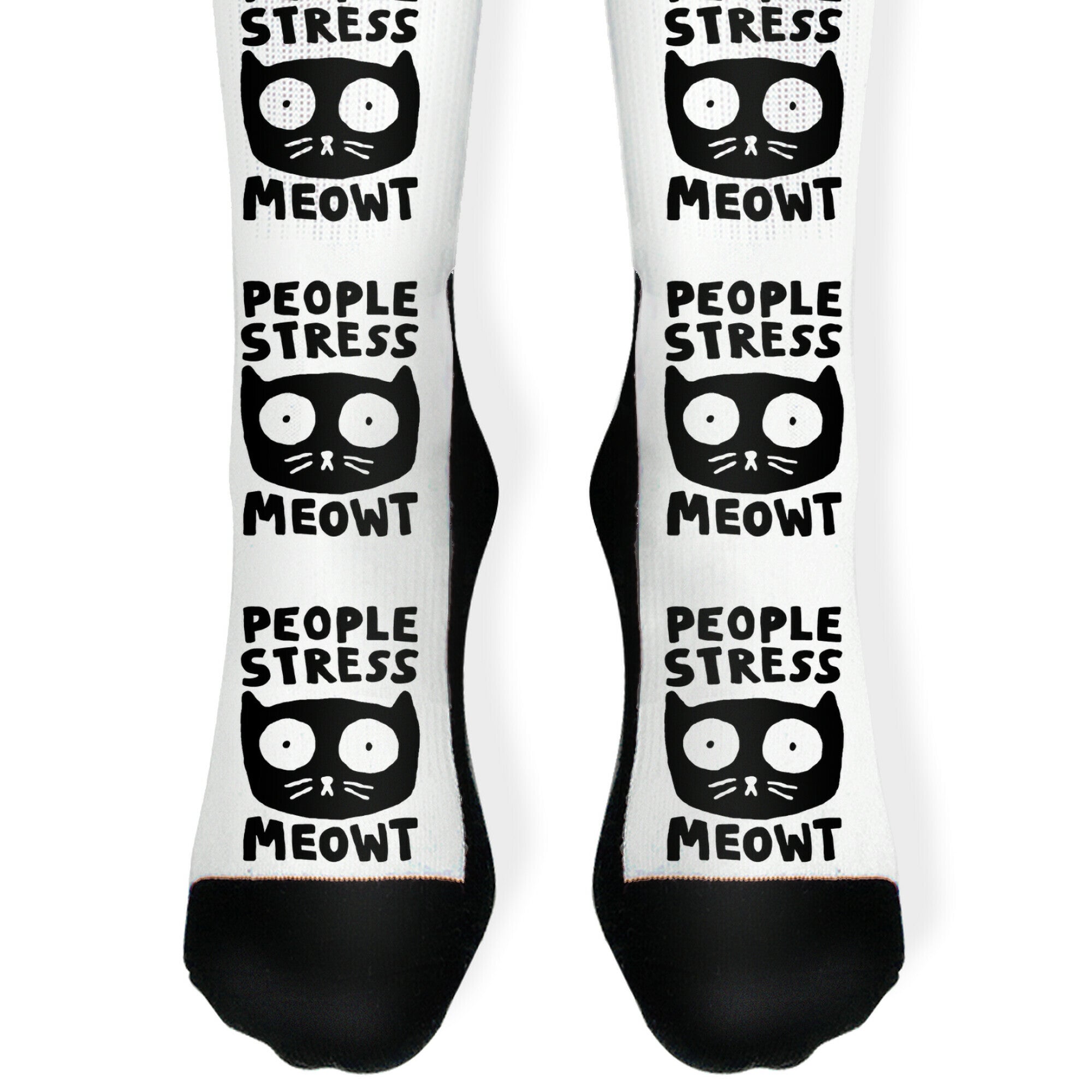 People Stress Meowt Socks