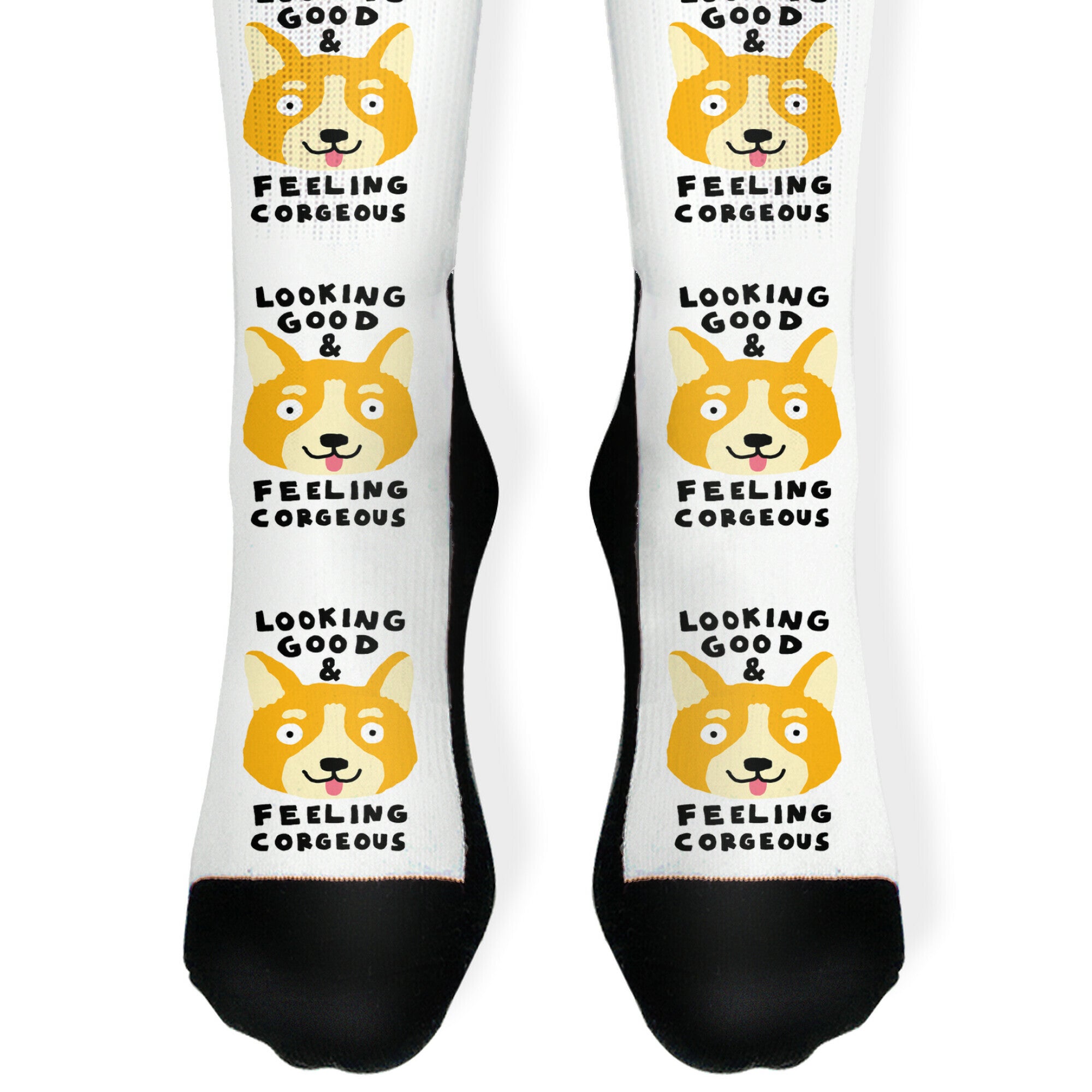 Looking Good And Feeling Corgeous Socks