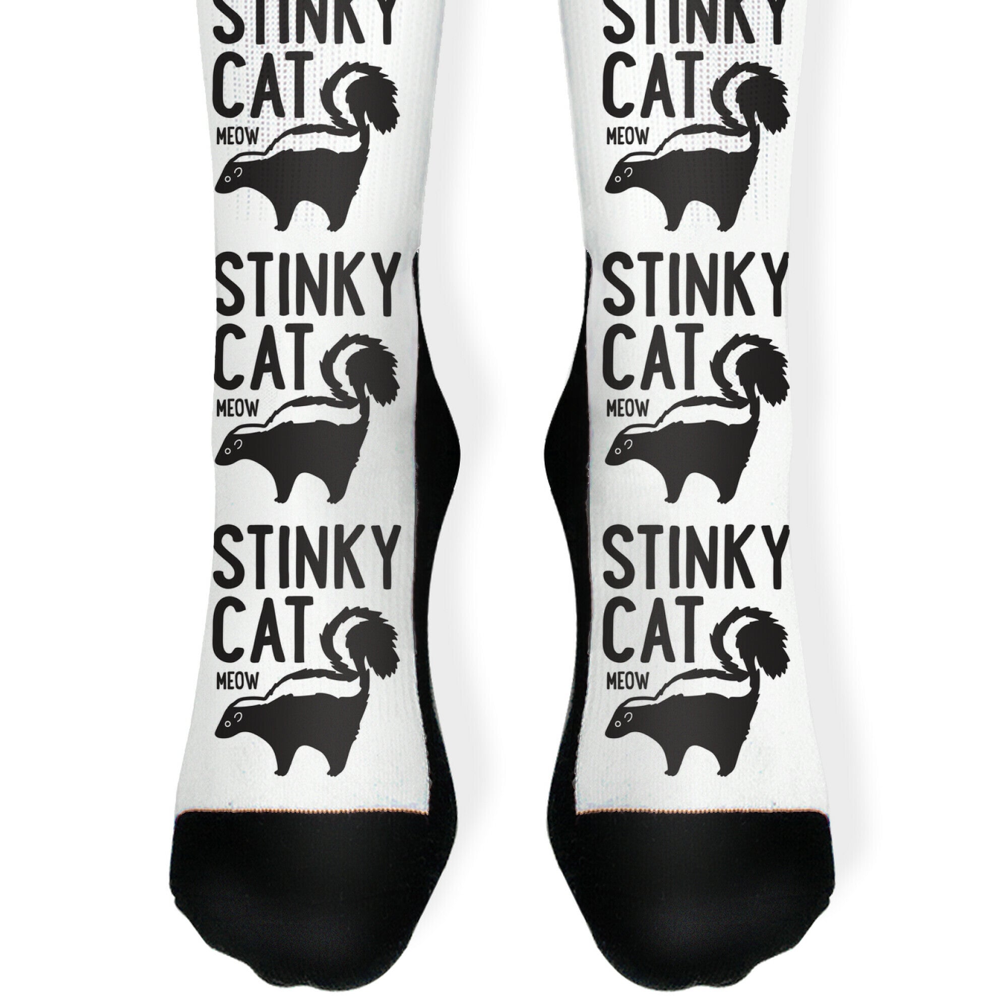 Stinky Cat Skunk Socks