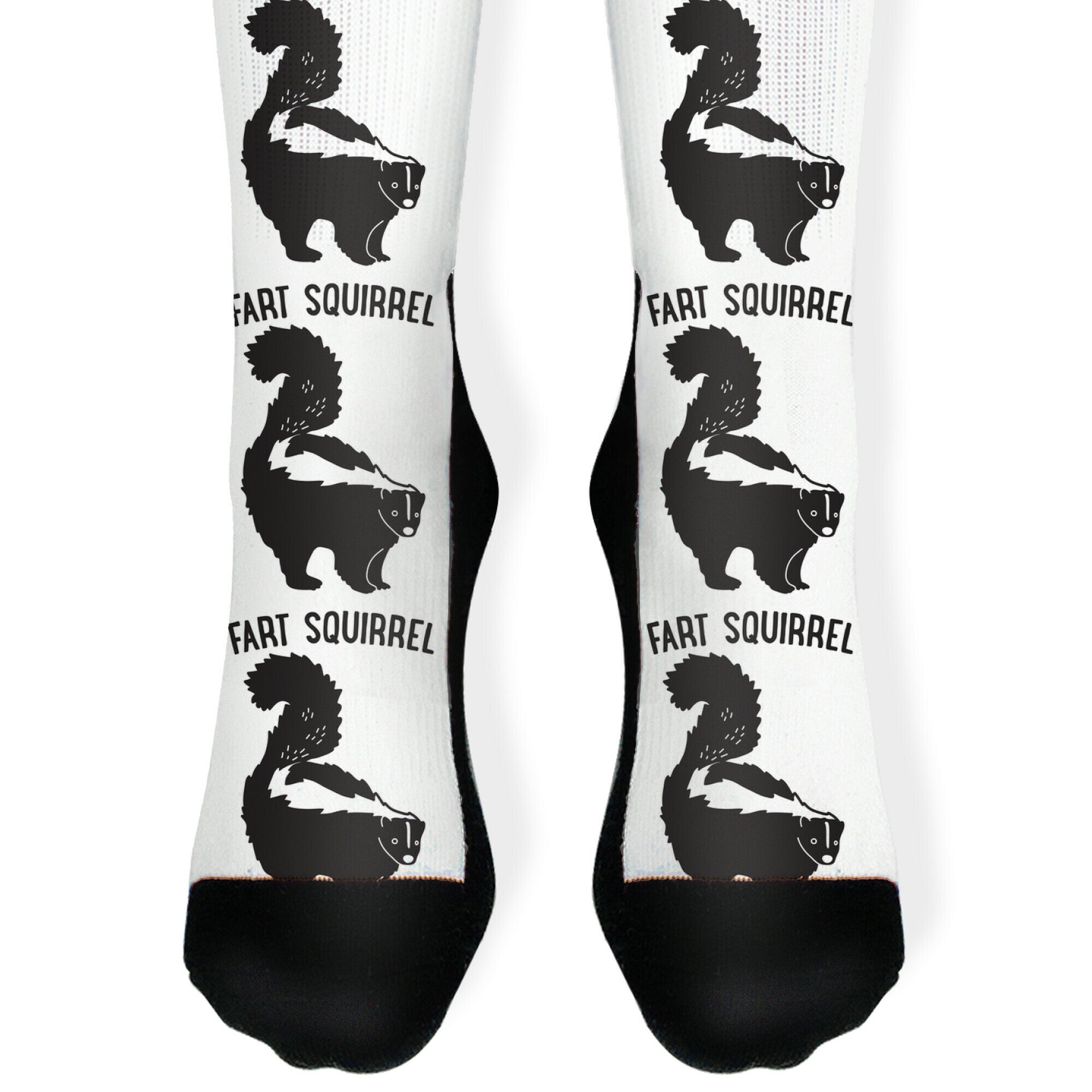 Fart Squirrel Skunk Socks